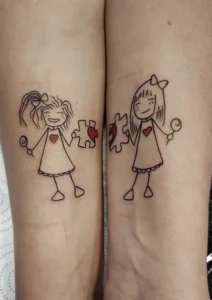 tatuaż dla przyjaciółek matching tattoo