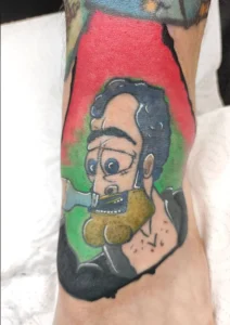 tatuaż na stopie boner egzorcysta walaszek