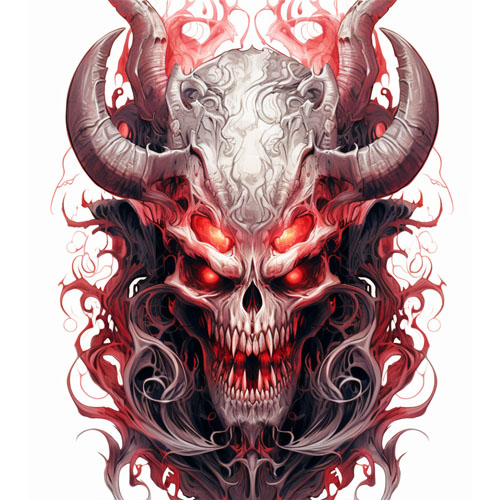 wzór tatuażu – demon 11