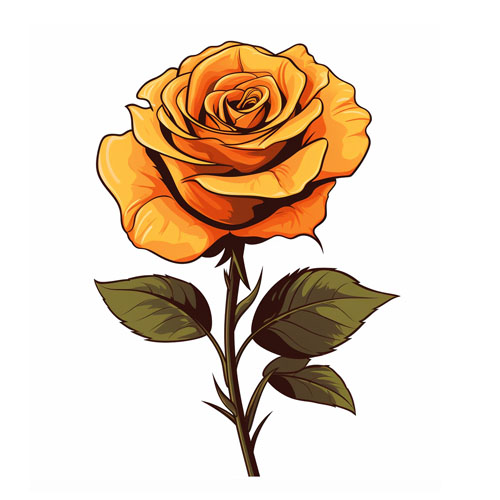 Wzór tatuażu – róża 43