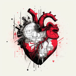 wzór tatuażu - serce 137